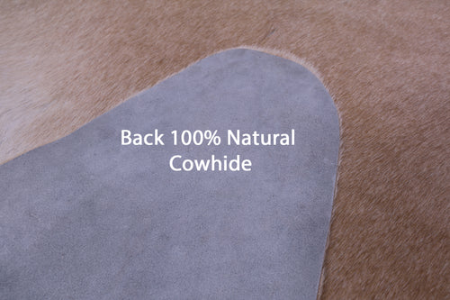 Beige Natural Cowhide Rug - XX-Large 8' 4