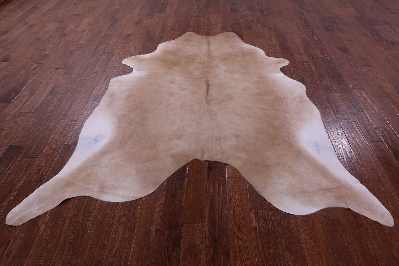 Light Brown Natural Cowhide Rug - XX-Large 7' 10"H x 7' 1"W