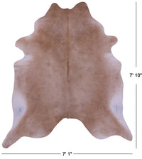 Thumbnail for Light Brown Natural Cowhide Rug - XX-Large 7' 10
