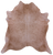 Light Brown Natural Cowhide Rug - X-Large 7' 0"H x 6' 8"W