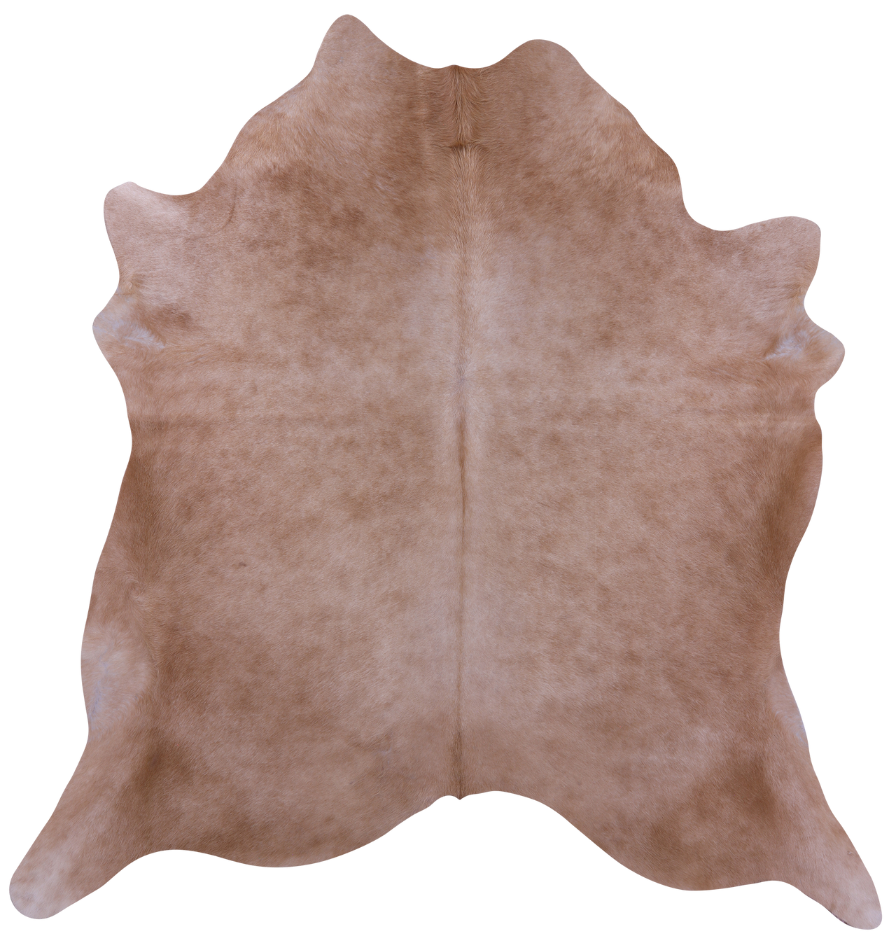 Light Brown Natural Cowhide Rug - X-Large 7' 0"H x 6' 8"W