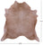 Light Brown Natural Cowhide Rug - X-Large 7' 0"H x 6' 8"W