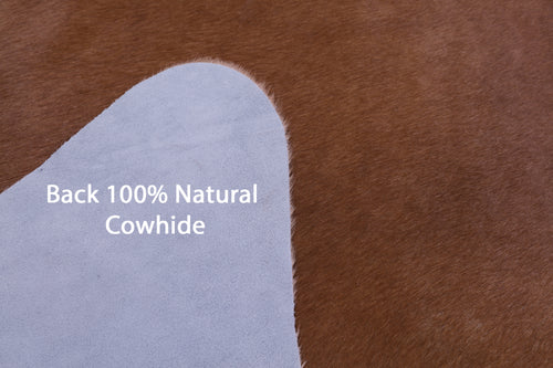 Brown Natural Cowhide Rug - X-Large 7' 1