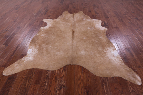 Light Brown Natural Cowhide Rug - XX-Large 7' 9