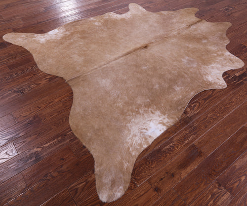 Light Brown Natural Cowhide Rug - XX-Large 7' 9