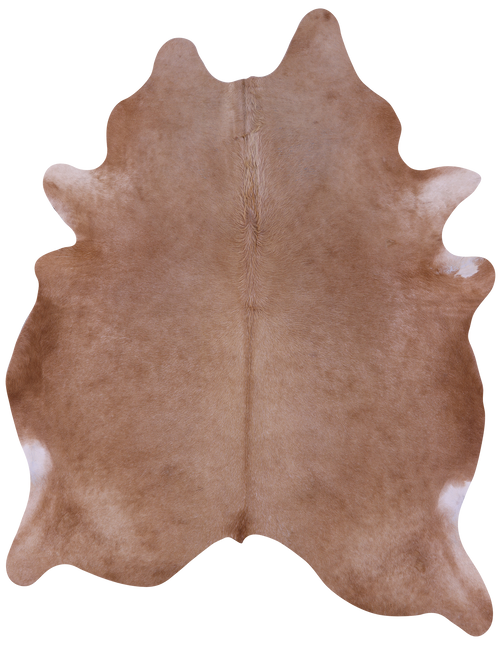 Light Brown Natural Cowhide Rug - XX-Large 7' 9