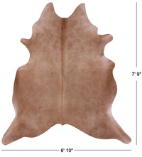 Thumbnail for Light Brown Natural Cowhide Rug - XX-Large 7' 9