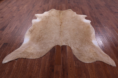 Beige Natural Cowhide Rug - XX-Large 7' 10