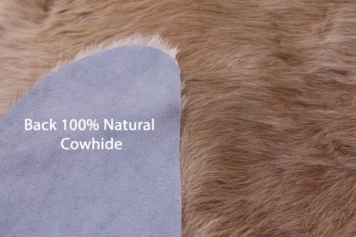 Beige Natural Cowhide Rug - XX-Large 7' 10