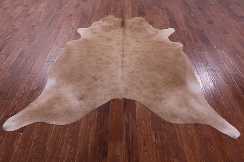 Light Brown Natural Cowhide Rug - X-Large 7' 2