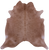 Light Brown Natural Cowhide Rug - X-Large 7' 2"H x 7' 0"W
