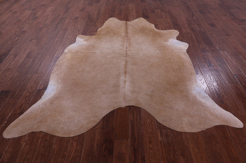 Light Brown Natural Cowhide Rug - X-Large 7' 6