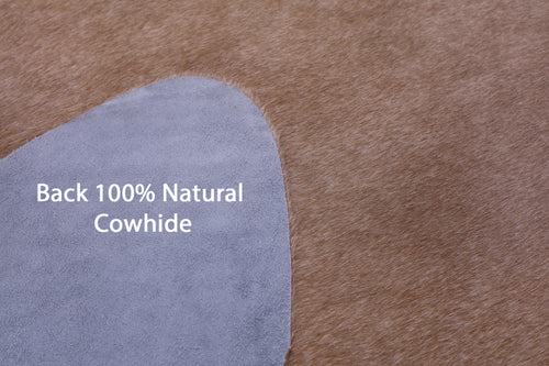 Light Brown Natural Cowhide Rug - X-Large 7' 6