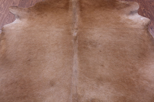 Light Brown Natural Cowhide Rug - XX-Large 7' 10