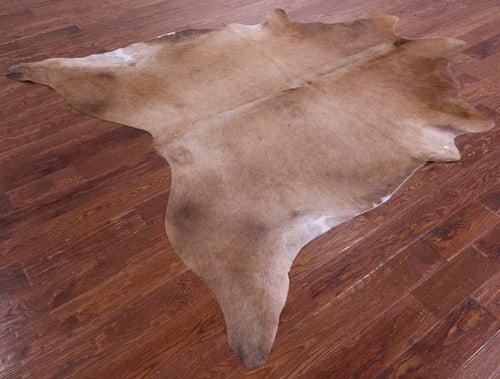Light Brown Natural Cowhide Rug - XX-Large 7' 10