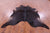 Dark Brown Natural Cowhide Rug - X-Large 7' 6"H x 7' 3"W