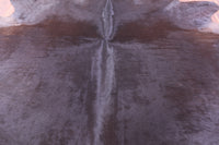 Thumbnail for Dark Brown Natural Cowhide Rug - X-Large 7' 6