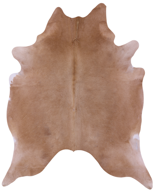 Light Brown Natural Cowhide Rug - XX-Large 8' 1