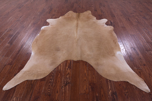 Light Brown Natural Cowhide Rug - XX-Large 8' 1