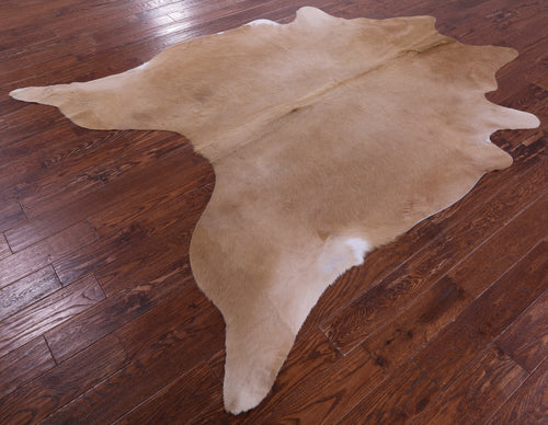 Light Brown Natural Cowhide Rug - XX-Large 8' 1