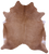 Light Brown Natural Cowhide Rug - XX-Large 7' 10"H x 7' 2"W