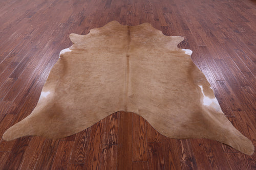Light Brown Natural Cowhide Rug - XX-Large 7' 10