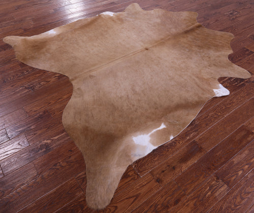 Light Brown Natural Cowhide Rug - XX-Large 7' 10