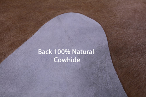 Light Brown Natural Cowhide Rug - XX-Large 7' 10