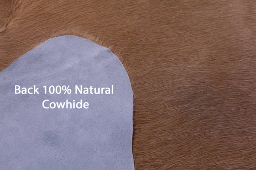 Light Brown Natural Cowhide Rug - XX-Large 8' 0