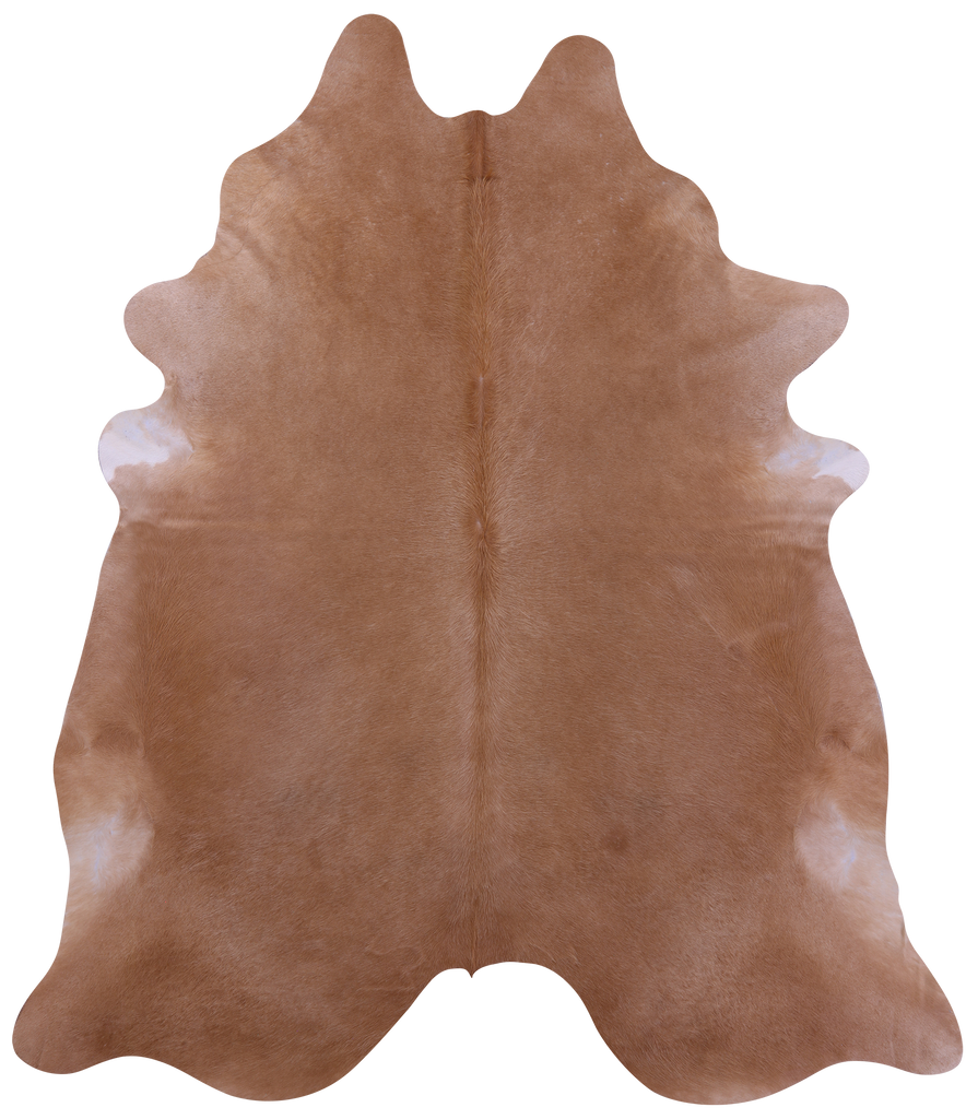 Light Brown Natural Cowhide Rug - XX-Large 8' 0"H x 6' 10"W