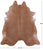 Light Brown Natural Cowhide Rug - XX-Large 8' 0"H x 6' 10"W