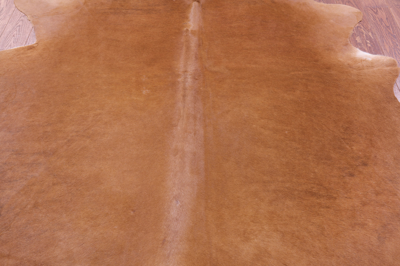 Brown Natural Cowhide Rug - XX-Large 7' 10"H x 6' 7"W