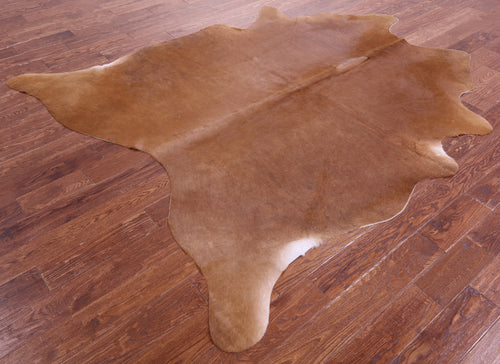 Brown Natural Cowhide Rug - XX-Large 7' 10