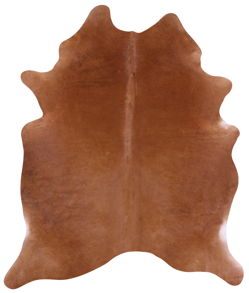 Brown Natural Cowhide Rug - XX-Large 7' 10"H x 6' 7"W