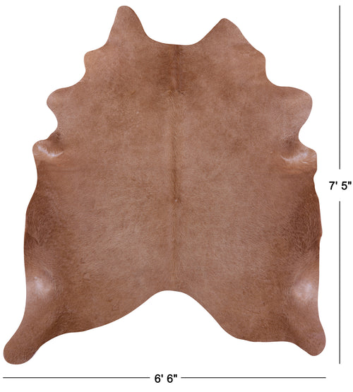 Brown Natural Cowhide Rug - X-Large 7' 5