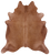 Brown Natural Cowhide Rug - XX-Large 8' 7"H x 7' 7"W
