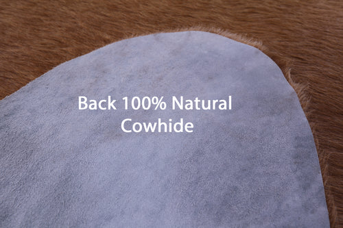 Brown Natural Cowhide Rug - XX-Large 8' 7