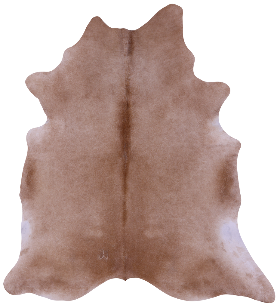 Light Brown Natural Cowhide Rug - X-Large 7' 5"H x 6' 8"W