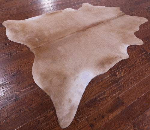 Light Brown Natural Cowhide Rug - X-Large 7' 5