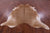 Light Brown Natural Cowhide Rug - XX-Large 7' 8"H x 7' 1"W