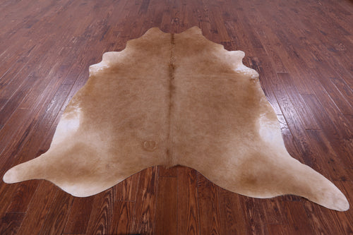Light Brown Natural Cowhide Rug - XX-Large 7' 8