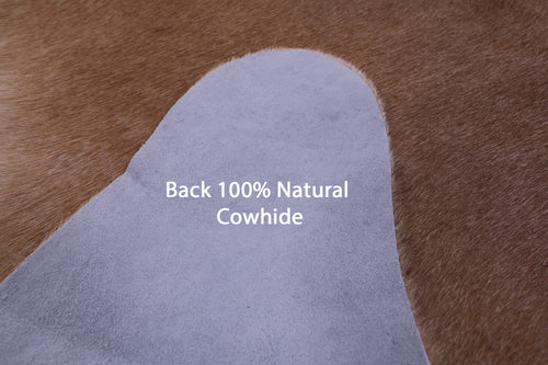 Light Brown Natural Cowhide Rug - XX-Large 7' 8