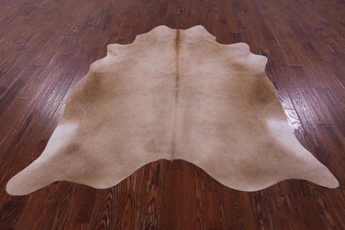 Light Brown Natural Cowhide Rug - X-Large 7' 2