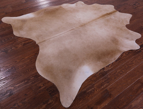 Light Brown Natural Cowhide Rug - X-Large 7' 2