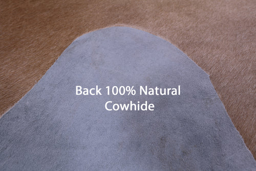 Light Brown Natural Cowhide Rug - X-Large 7' 2