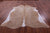 Light Brown & White Natural Cowhide Rug - XX-Large 8' 3"H x 7' 2"W