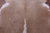 Light Brown & White Natural Cowhide Rug - XX-Large 8' 3"H x 7' 2"W