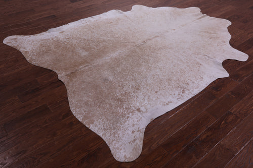 Brown Salt & Pepper Natural Cowhide Rug - XX-Large 9' 0