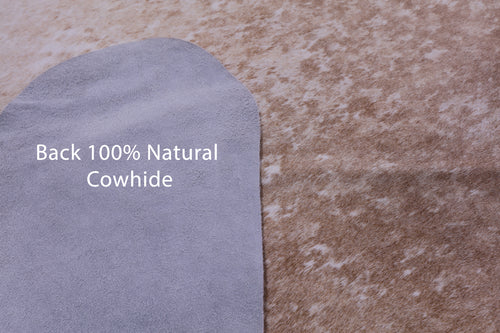Brown Salt & Pepper Natural Cowhide Rug - XX-Large 9' 0