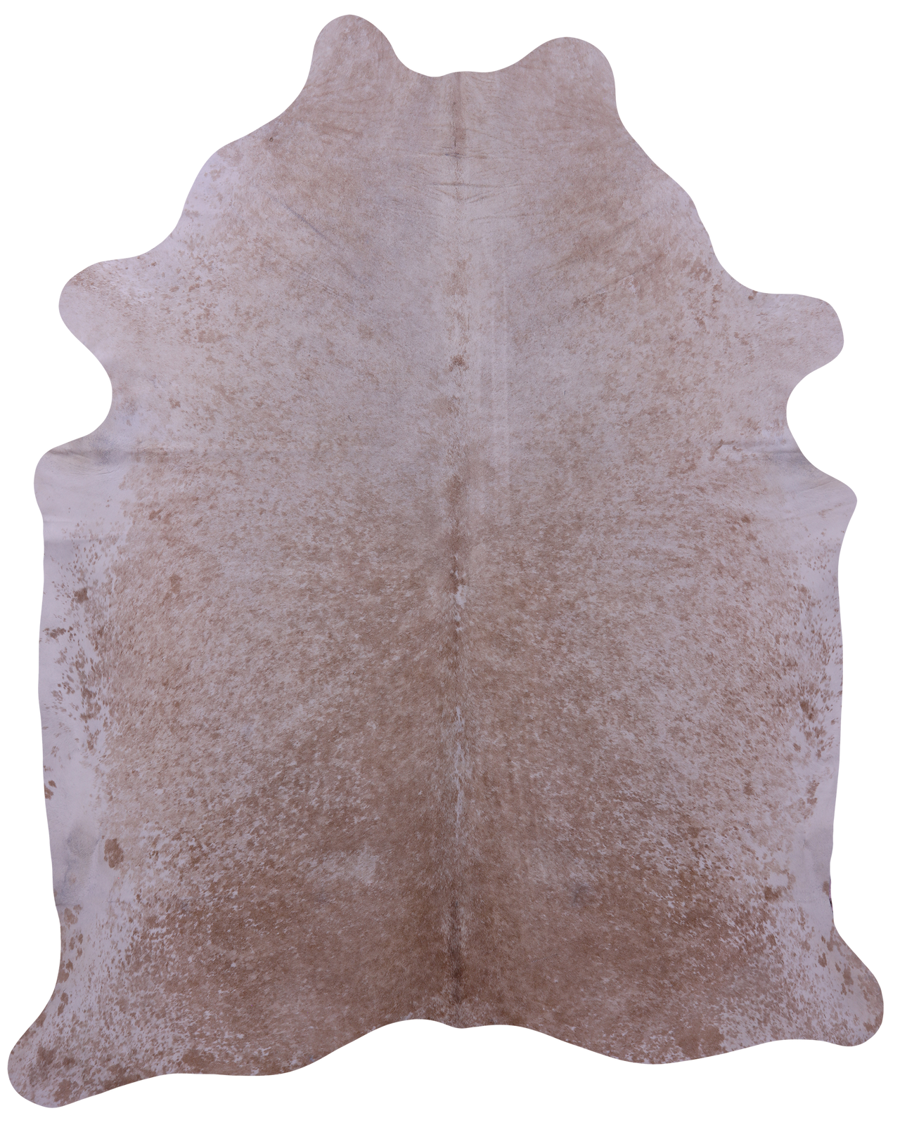Brown Salt & Pepper Natural Cowhide Rug - XX-Large 9' 0"H x 7' 4"W